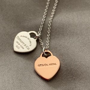 Tiffany Double Heart Necklace